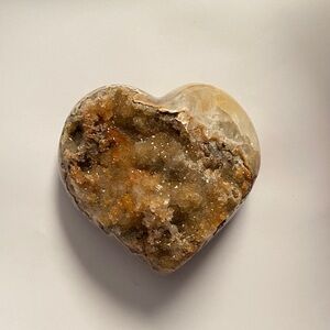 Heart-Shaped Geode Crystal